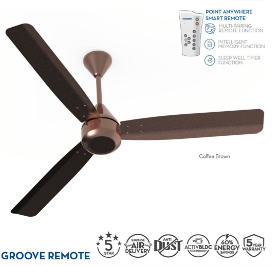 ENERGION GROOVE REMOTE-COFFEE BROWN